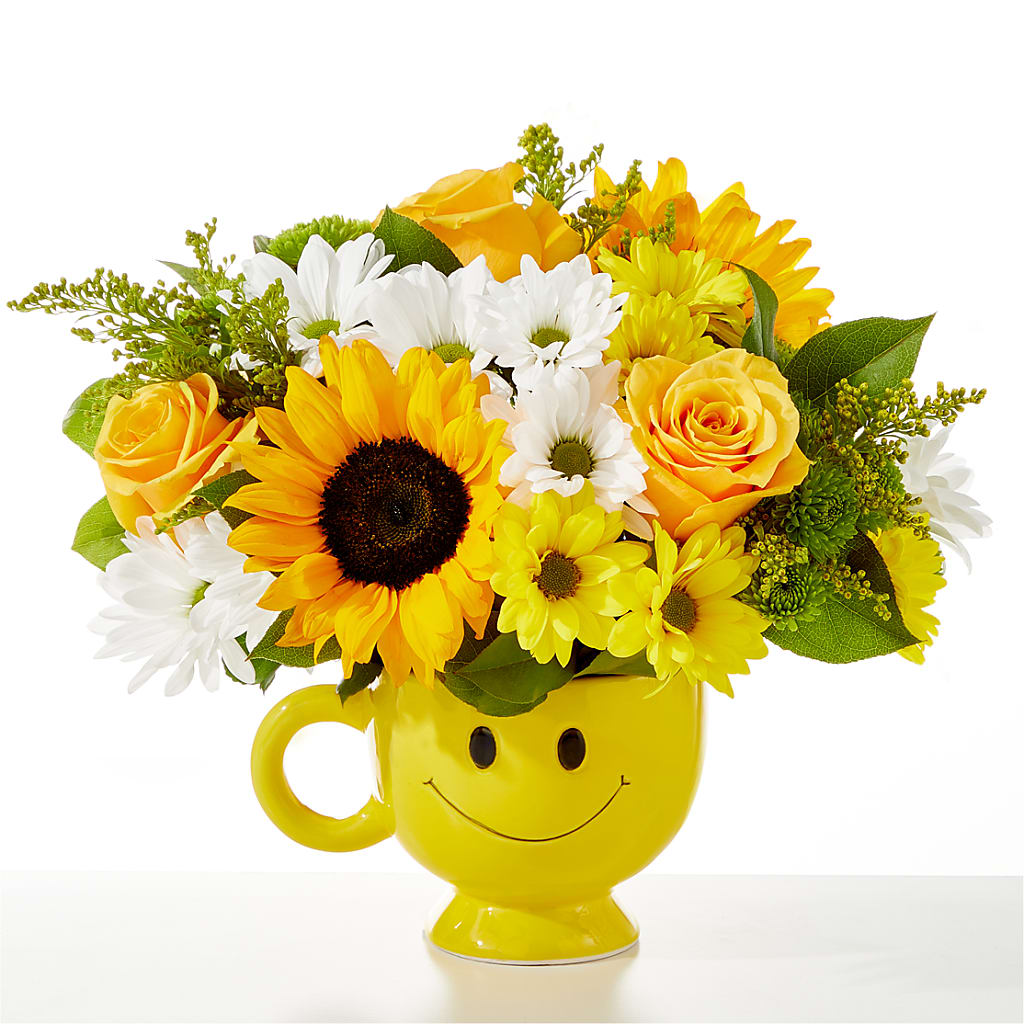 Be Happy Bouquet – THE CARRIAGE HOUSE FLORAL & GIFTS, Marlette MI