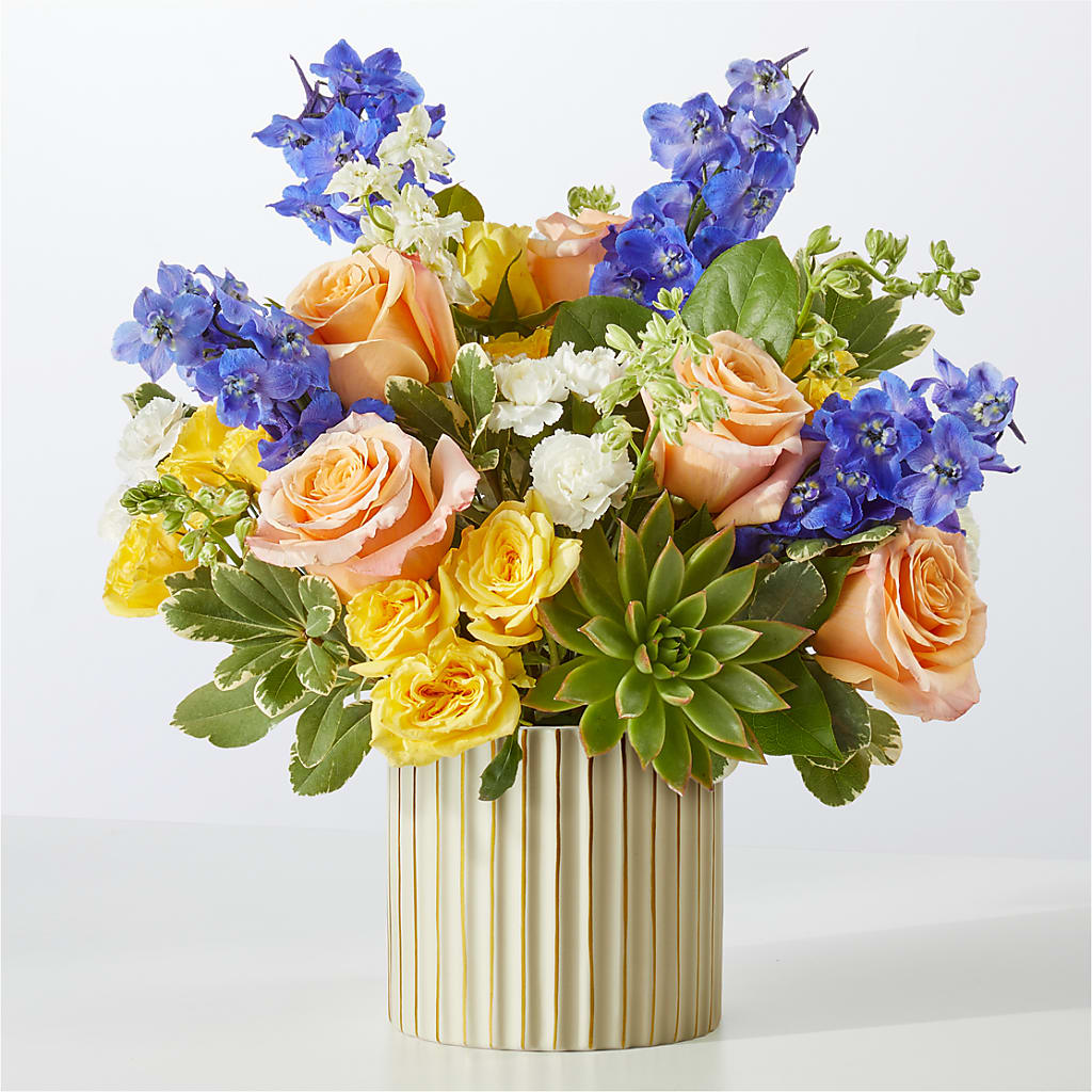 Cobalt Reverie Bouquet – THE CARRIAGE HOUSE FLORAL & GIFTS, Marlette MI