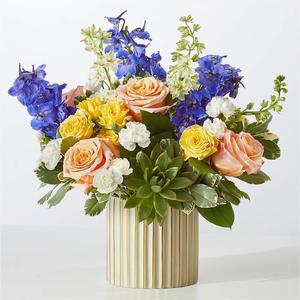 Cobalt Reverie Bouquet – THE CARRIAGE HOUSE FLORAL & GIFTS, Marlette MI