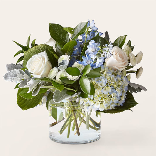 Clear Skies Bouquet – THE CARRIAGE HOUSE FLORAL & GIFTS, Marlette MI