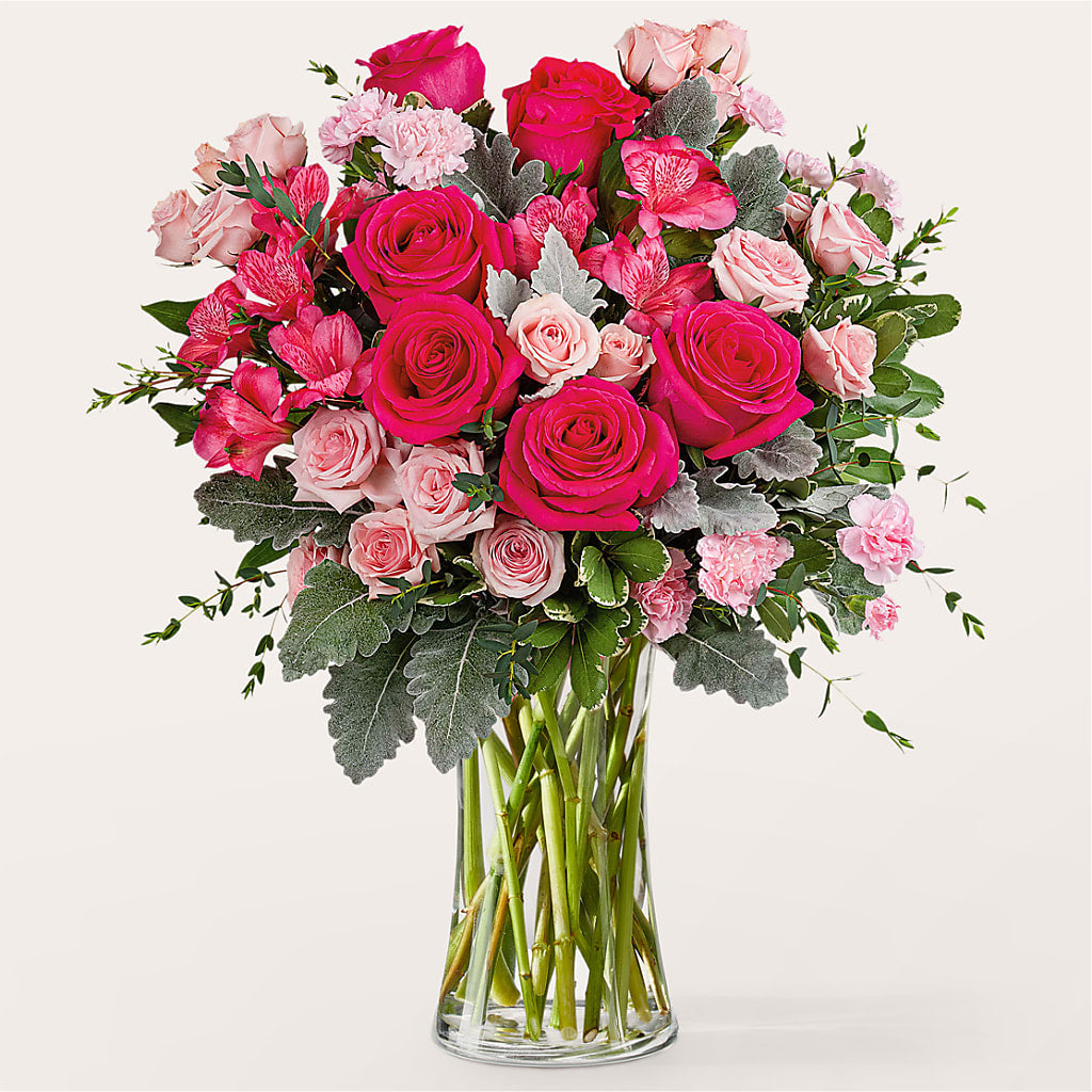 Tickled Pink Bouquet – THE CARRIAGE HOUSE FLORAL & GIFTS, Marlette MI