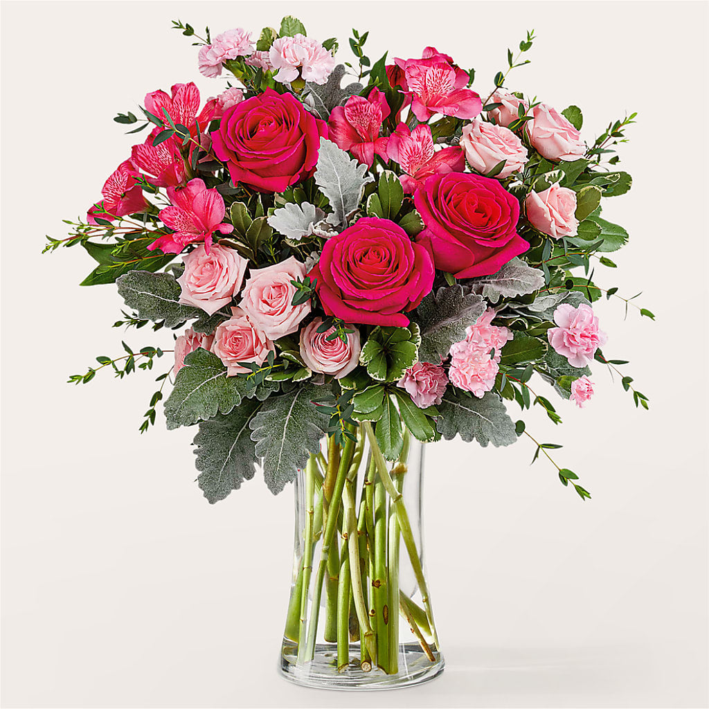 Tickled Pink Bouquet – THE CARRIAGE HOUSE FLORAL & GIFTS, Marlette MI
