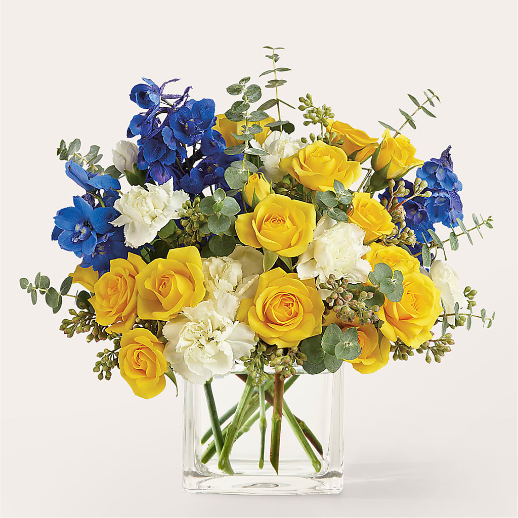 Sparkling Citrine Bouquet – THE CARRIAGE HOUSE FLORAL & GIFTS, Marlette MI