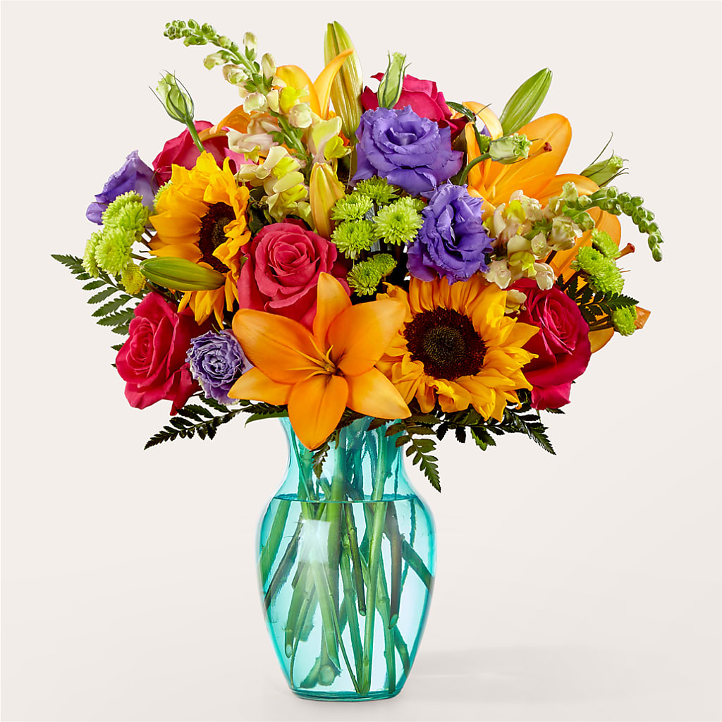 Double Rainbow Bouquet – THE CARRIAGE HOUSE FLORAL & GIFTS, Marlette MI