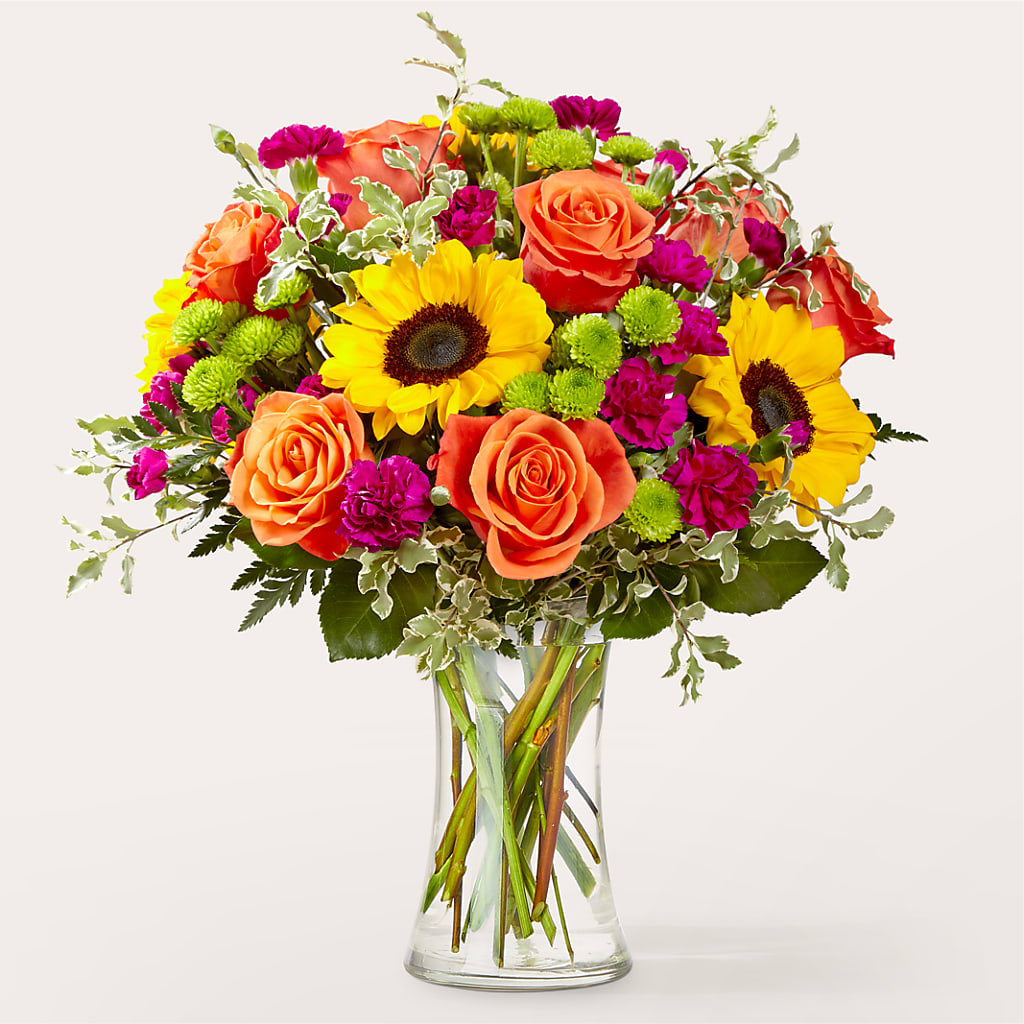 Warmth & Light Bouquet – THE CARRIAGE HOUSE FLORAL & GIFTS, Marlette MI