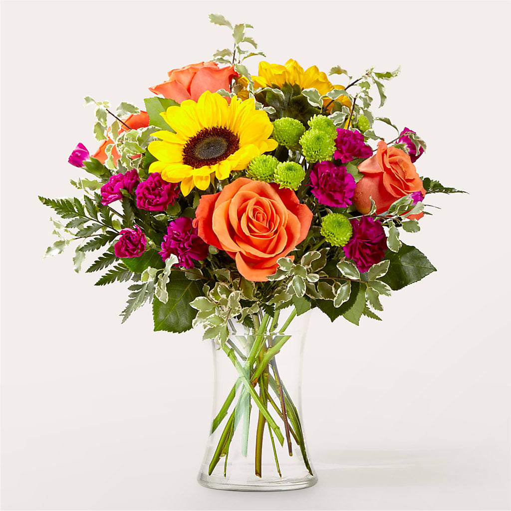 Warmth & Light Bouquet – THE CARRIAGE HOUSE FLORAL & GIFTS, Marlette MI
