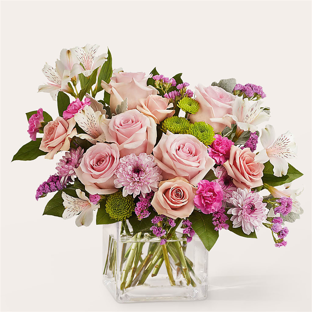 Pink Suede Bouquet – THE CARRIAGE HOUSE FLORAL & GIFTS, Marlette MI