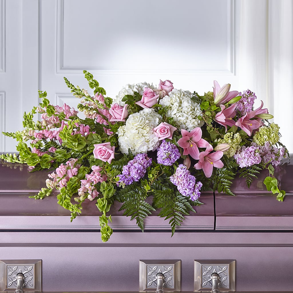 Life's Gratitude Casket Spray – THE CARRIAGE HOUSE FLORAL & GIFTS, Marlette MI