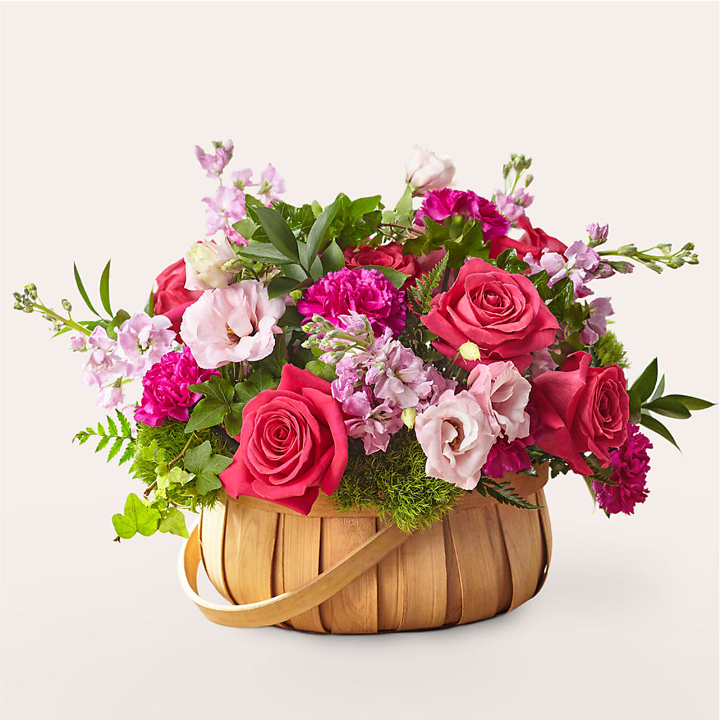 Radiance in Bloom Basket – THE CARRIAGE HOUSE FLORAL & GIFTS, Marlette MI