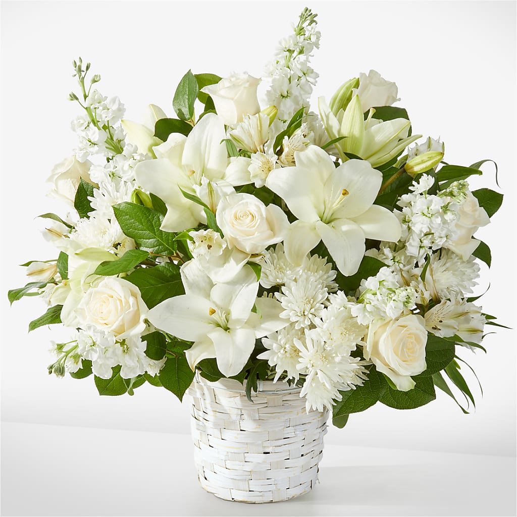 Peaceful Reflections Arrangement – THE CARRIAGE HOUSE FLORAL & GIFTS, Marlette MI