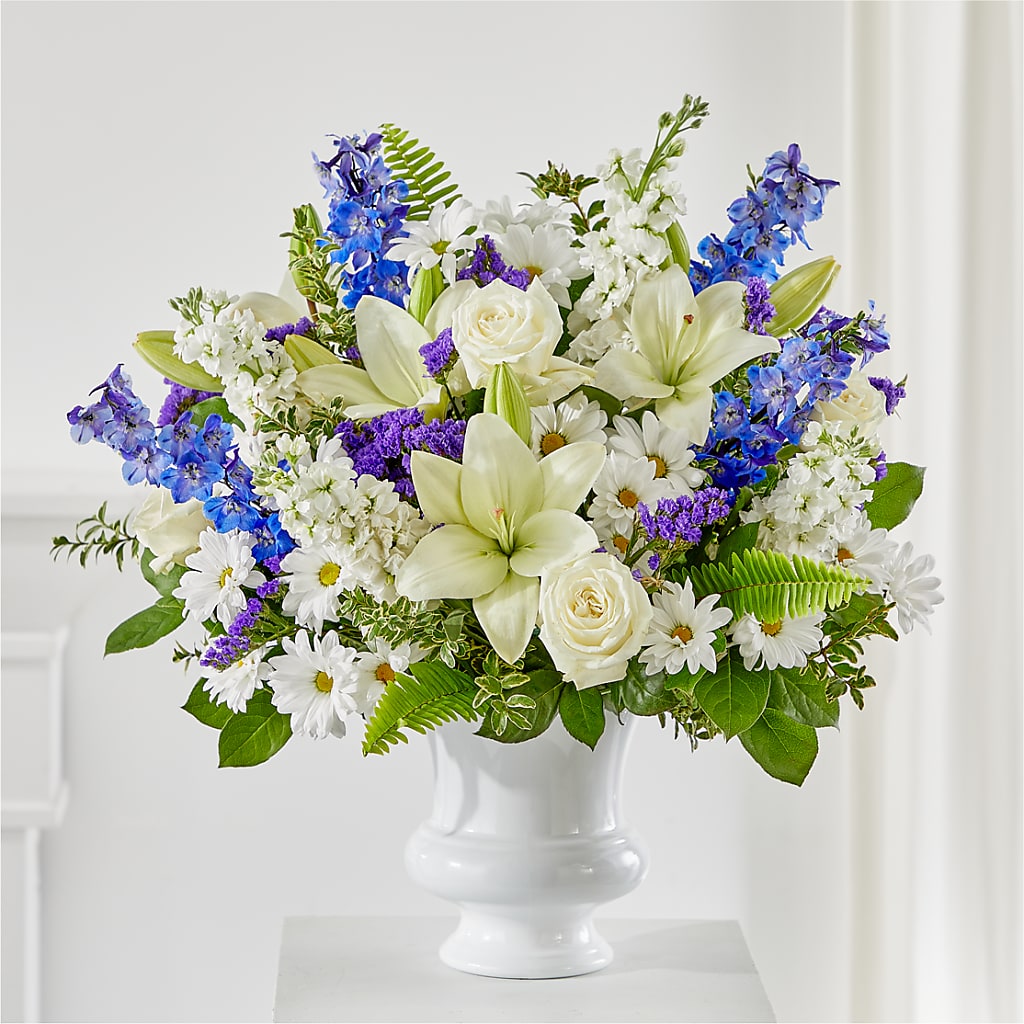 Expressions of Hope Urn Arrangement – THE CARRIAGE HOUSE FLORAL & GIFTS, Marlette MI