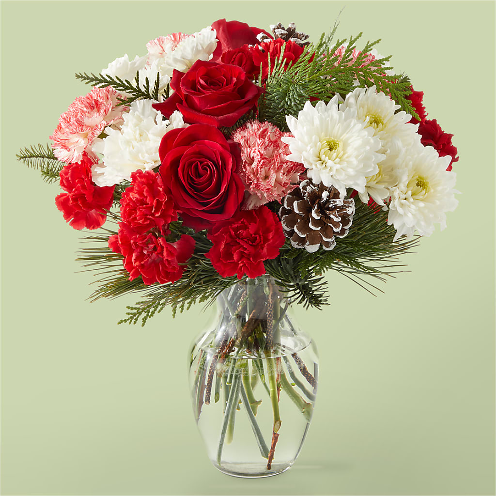 Candy Cane Lane Bouquet – THE CARRIAGE HOUSE FLORAL & GIFTS, Marlette MI