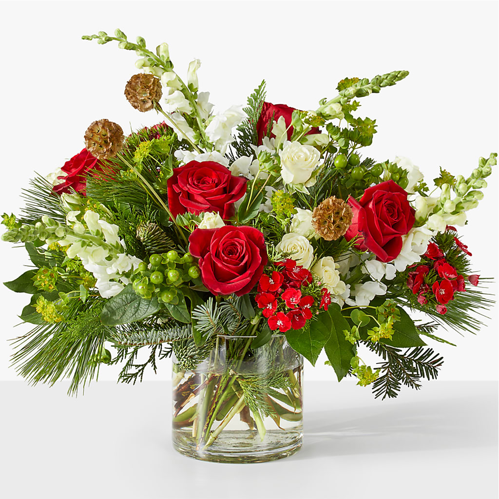 Deck the Halls Bouquet – THE CARRIAGE HOUSE FLORAL & GIFTS, Marlette MI