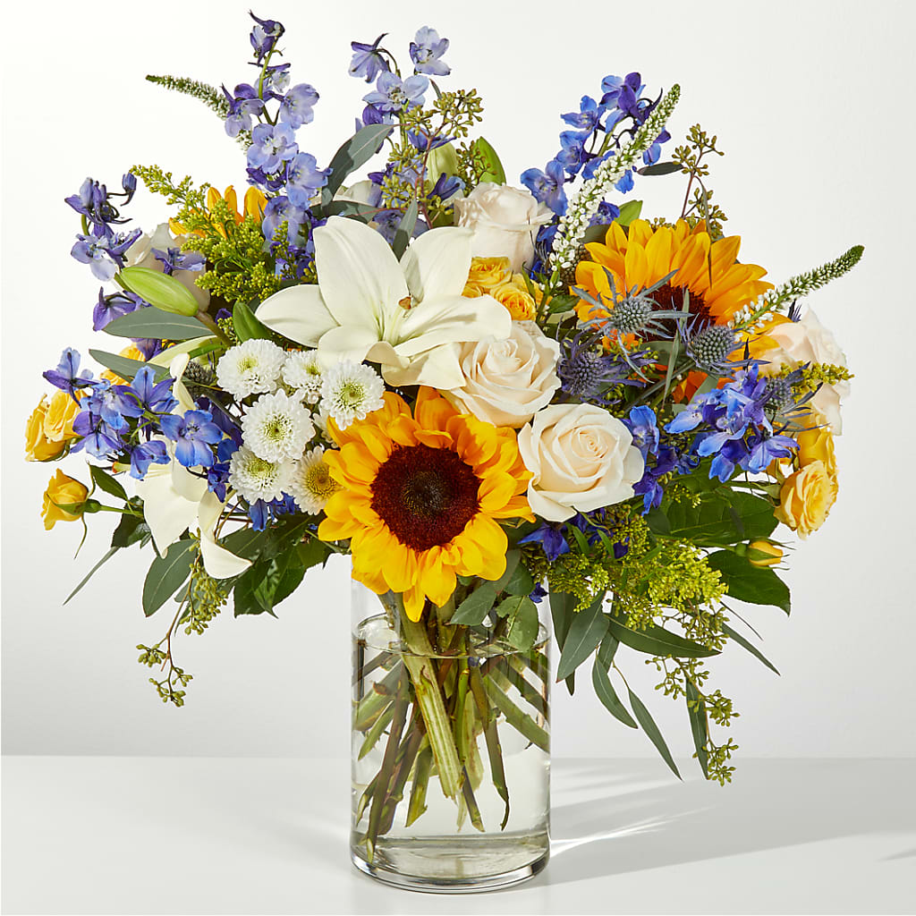 Wonderfully Sunny Bouquet – THE CARRIAGE HOUSE FLORAL & GIFTS, Marlette MI