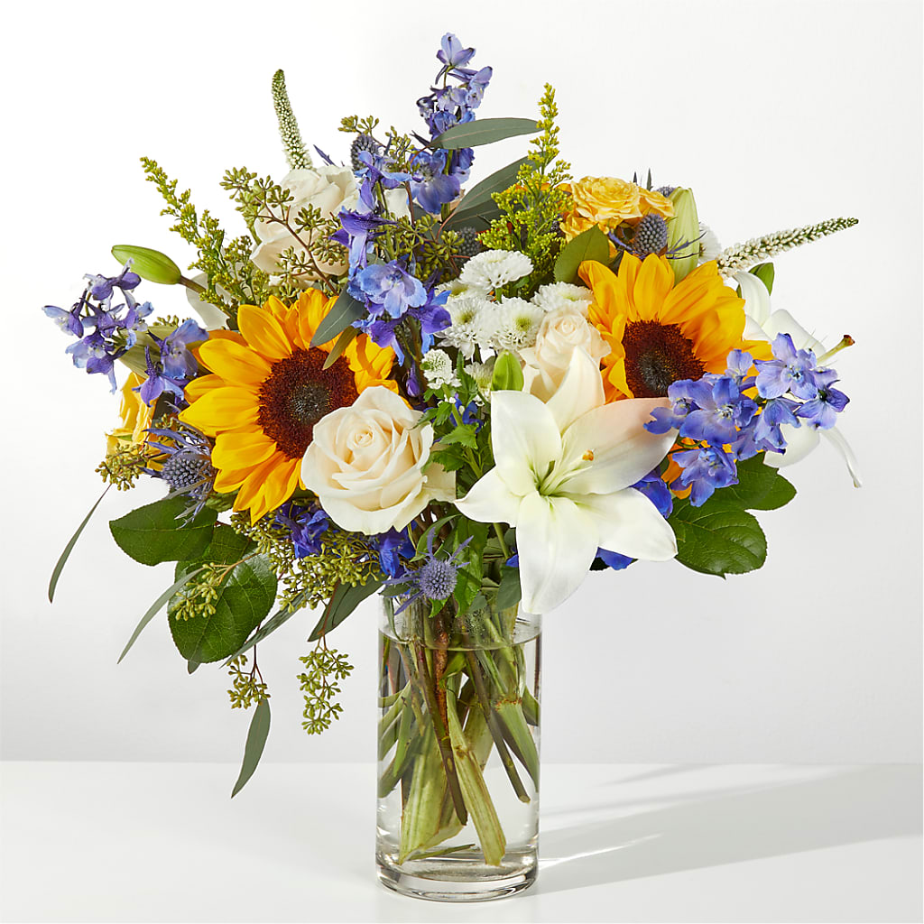 Wonderfully Sunny Bouquet – THE CARRIAGE HOUSE FLORAL & GIFTS, Marlette MI