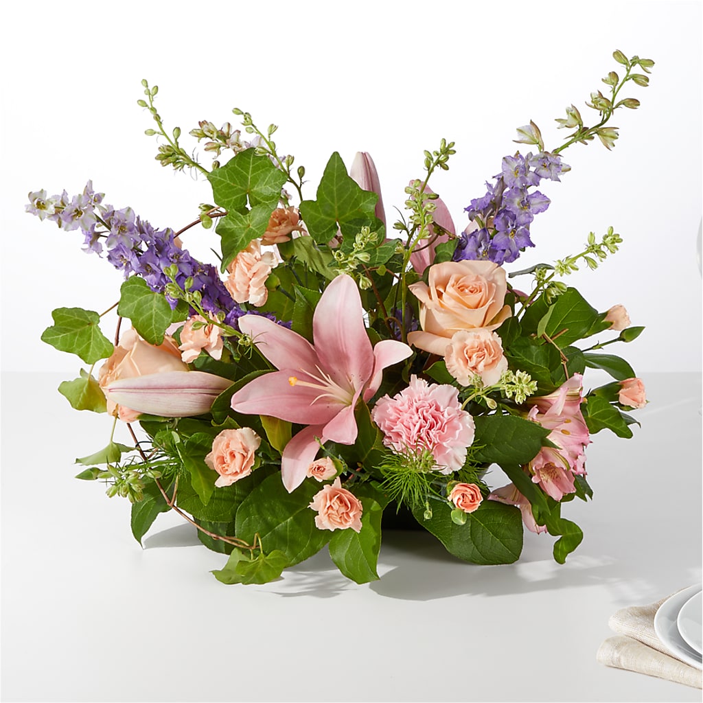Blossom Time Centerpiece – THE CARRIAGE HOUSE FLORAL & GIFTS, Marlette MI