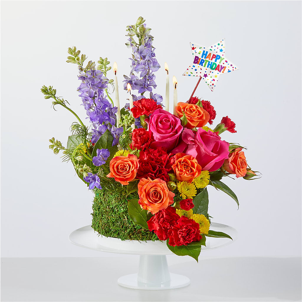 Best Year Yet Floral Cake – THE CARRIAGE HOUSE FLORAL & GIFTS, Marlette MI
