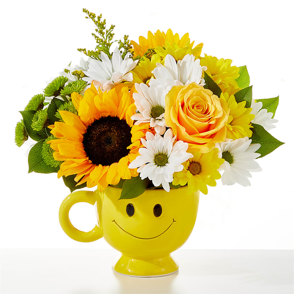 Be Happy Bouquet – THE CARRIAGE HOUSE FLORAL & GIFTS, Marlette MI