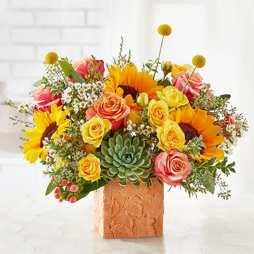 Sunflower Season Bouquet – THE CARRIAGE HOUSE FLORAL & GIFTS, Marlette MI
