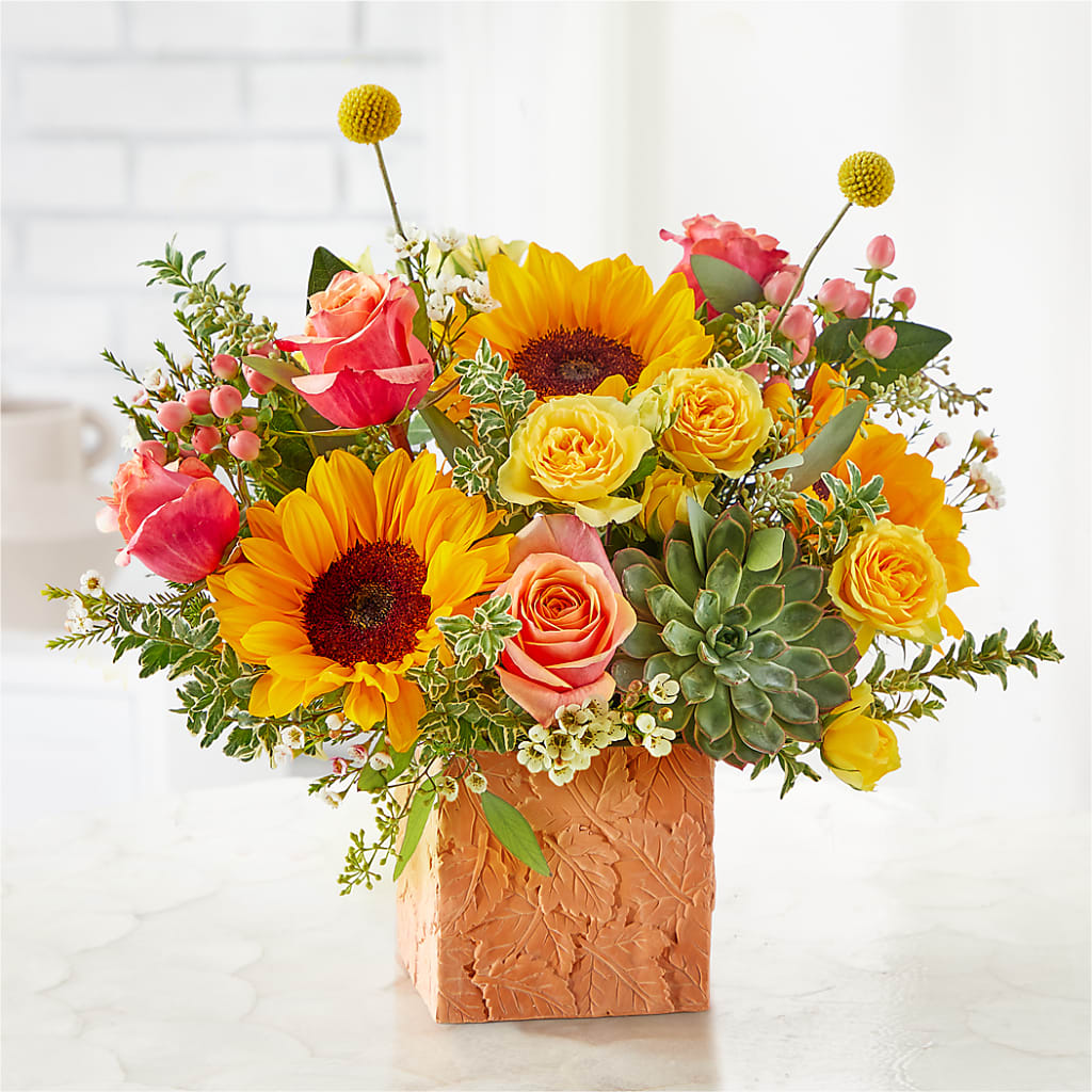 Sunflower Season Bouquet – THE CARRIAGE HOUSE FLORAL & GIFTS, Marlette MI
