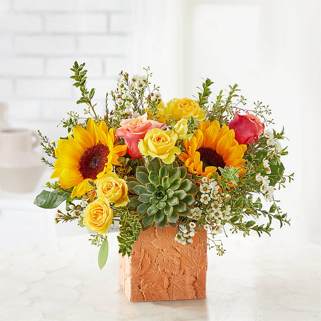 Sunflower Season Bouquet – THE CARRIAGE HOUSE FLORAL & GIFTS, Marlette MI