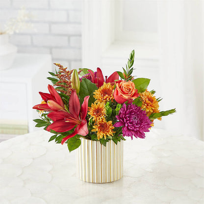 Burgundy Landscape Bouquet – THE CARRIAGE HOUSE FLORAL & GIFTS, Marlette MI