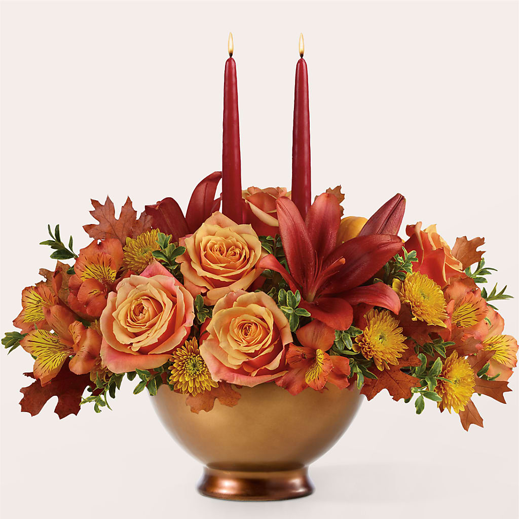Harvest Table Centerpiece – THE CARRIAGE HOUSE FLORAL & GIFTS, Marlette MI
