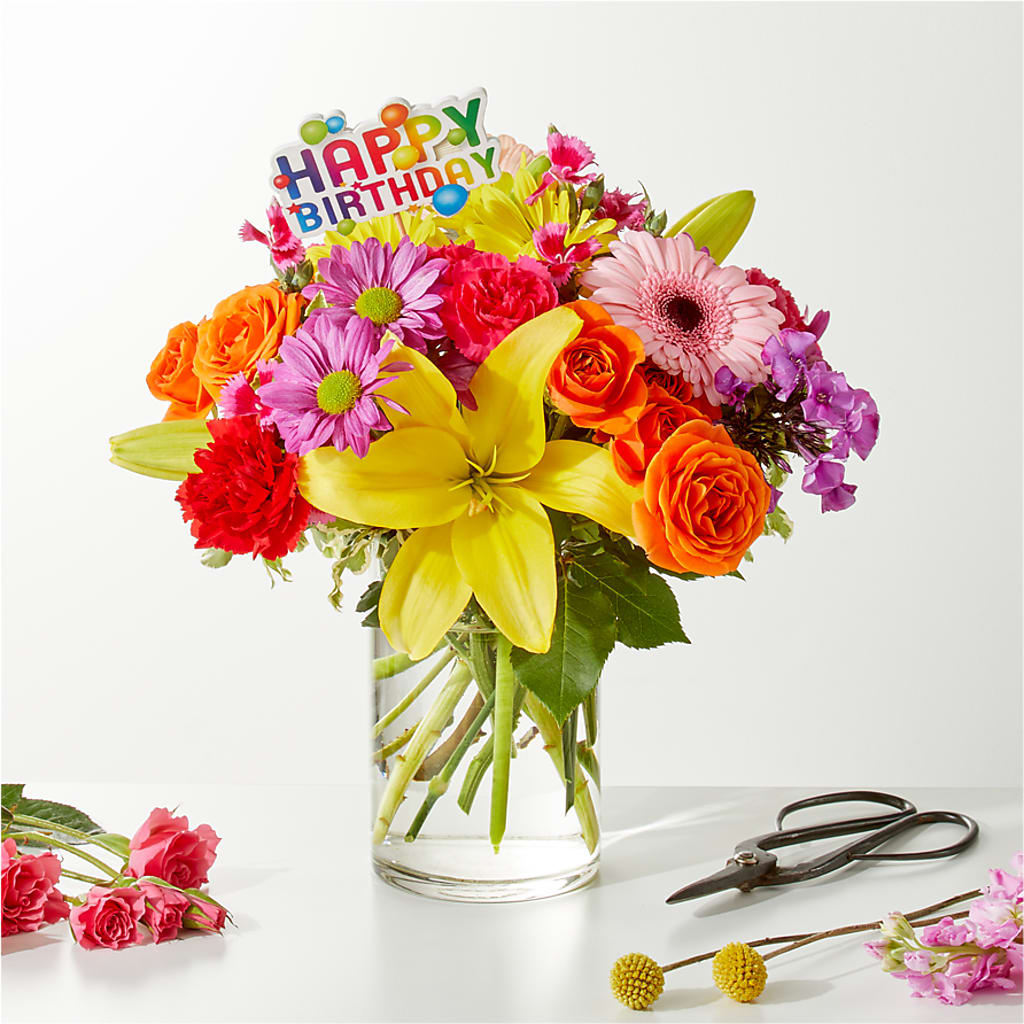 Cue the Confetti - A Florist Original – THE CARRIAGE HOUSE FLORAL & GIFTS, Marlette MI