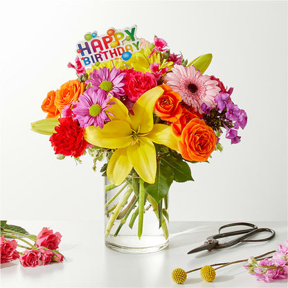 Cue the Confetti - A Florist Original – THE CARRIAGE HOUSE FLORAL & GIFTS, Marlette MI