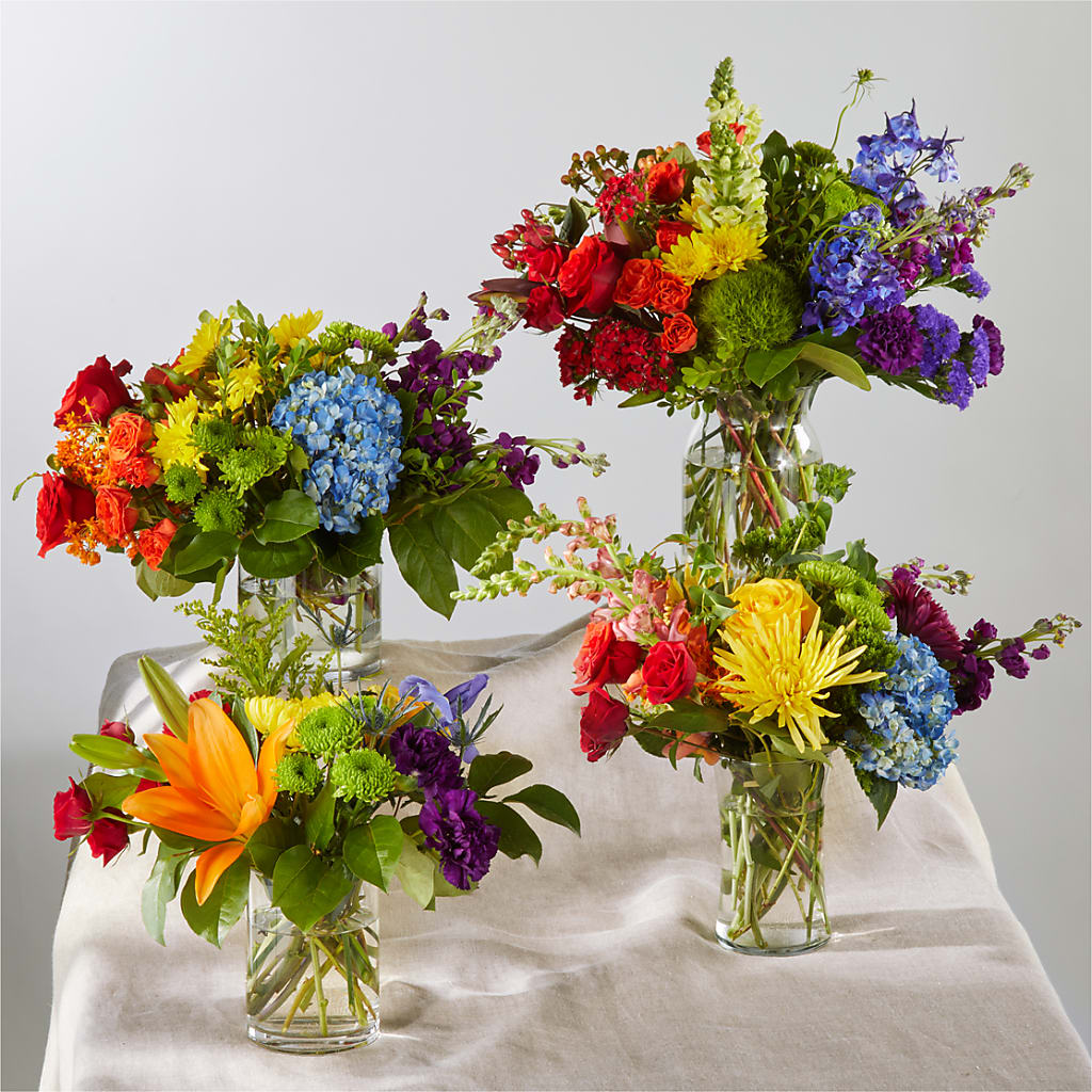 Summer Spectra - A Florist Original – THE CARRIAGE HOUSE FLORAL & GIFTS, Marlette MI