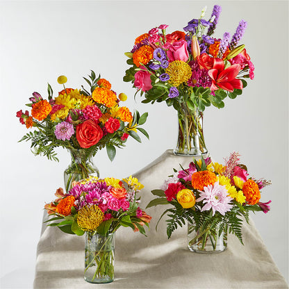 Feast of Color – A Florist Original – THE CARRIAGE HOUSE FLORAL & GIFTS, Marlette MI