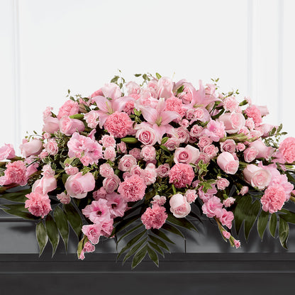 Garden of Comfort Casket Spray (Standard) – THE CARRIAGE HOUSE FLORAL & GIFTS, Marlette MI