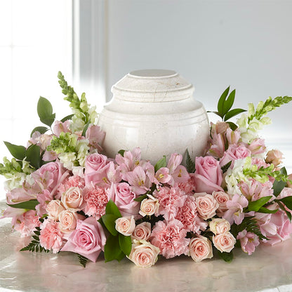 Blooms of Hope Cremation Adornment – THE CARRIAGE HOUSE FLORAL & GIFTS, Marlette MI