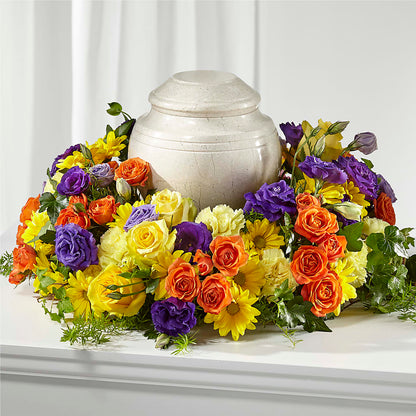 Blossoms of Remembrance Cremation Adornment – THE CARRIAGE HOUSE FLORAL & GIFTS, Marlette MI