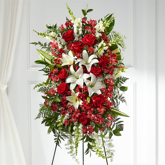 Everlasting Memory Standing Spray – THE CARRIAGE HOUSE FLORAL & GIFTS, Marlette MI