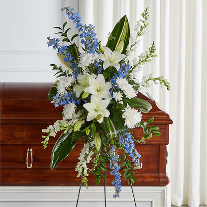 Eternal Impressions Standing Spray – THE CARRIAGE HOUSE FLORAL & GIFTS, Marlette MI