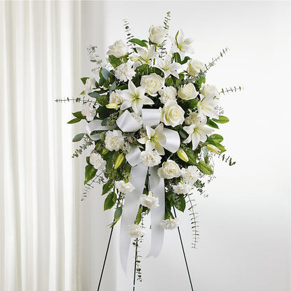 With Care Standing Spray – THE CARRIAGE HOUSE FLORAL & GIFTS, Marlette MI