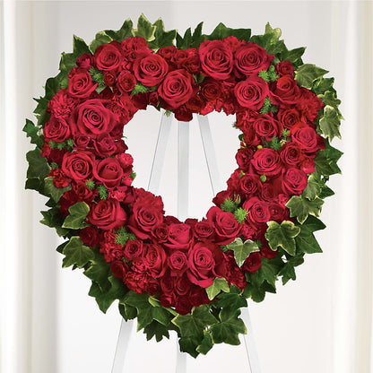 Wholehearted Standing Spray – THE CARRIAGE HOUSE FLORAL & GIFTS, Marlette MI