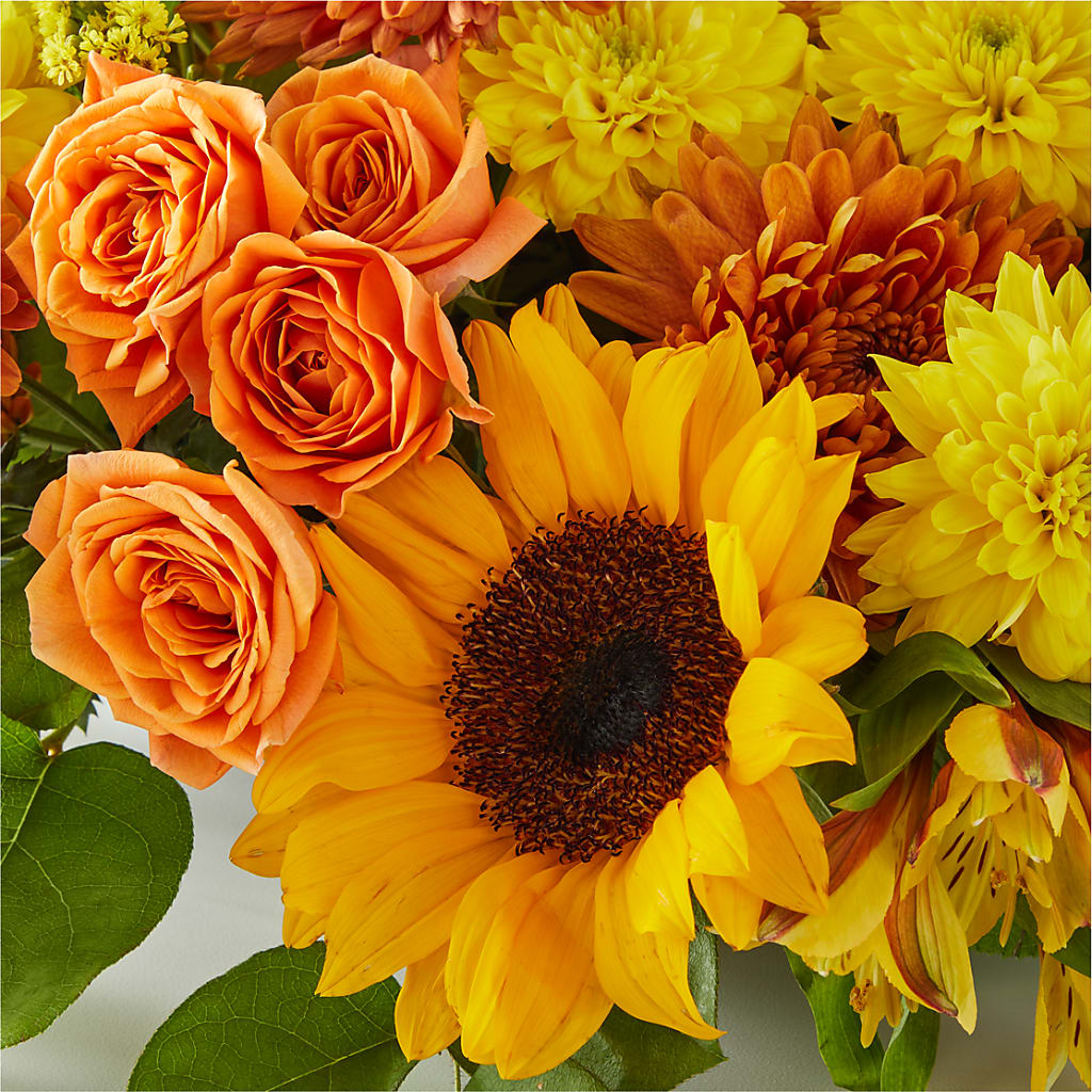 Autumn Harmony Centerpiece – THE CARRIAGE HOUSE FLORAL & GIFTS, Marlette MI