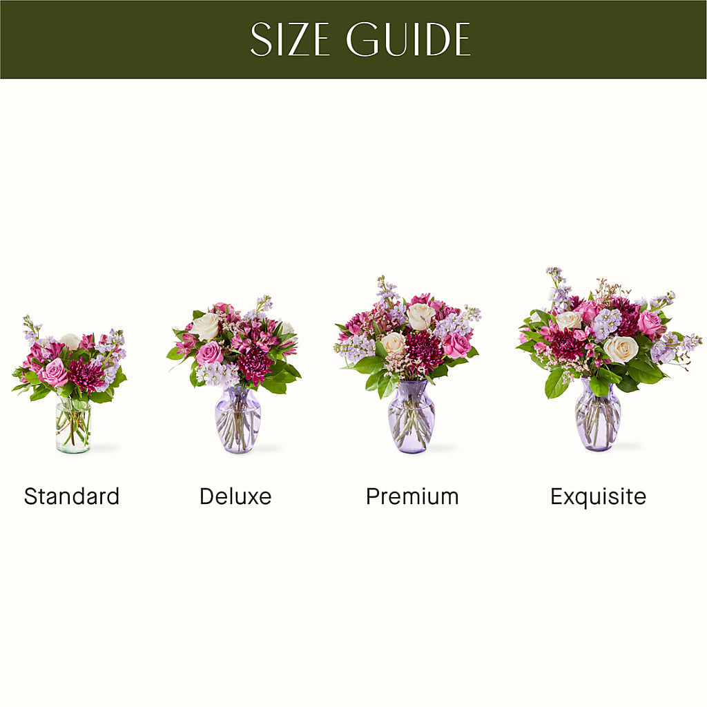 Amethyst Dreams Bouquet – THE CARRIAGE HOUSE FLORAL & GIFTS, Marlette MI