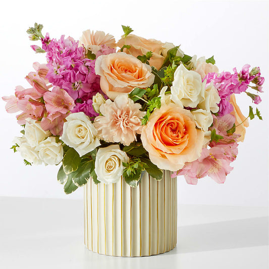 Paradise Bouquet with Ivory Vase – THE CARRIAGE HOUSE FLORAL & GIFTS, Marlette MI