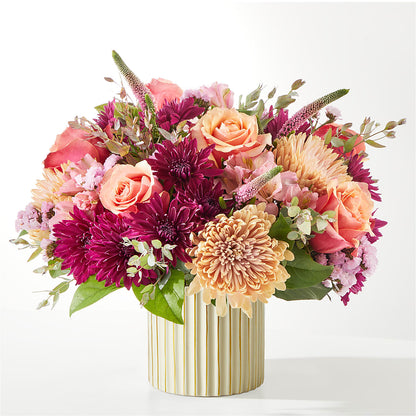 Berry Cobbler Bouquet with Ivory Vase – THE CARRIAGE HOUSE FLORAL & GIFTS, Marlette MI