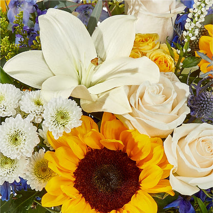 Wonderfully Sunny Bouquet – THE CARRIAGE HOUSE FLORAL & GIFTS, Marlette MI