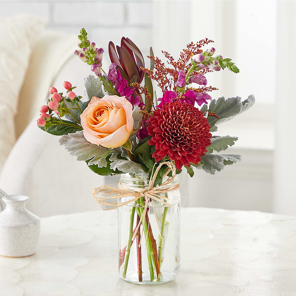 Moody Hues Bouquet – THE CARRIAGE HOUSE FLORAL & GIFTS, Marlette MI