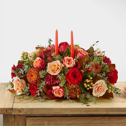 Gather Near Centerpiece – THE CARRIAGE HOUSE FLORAL & GIFTS, Marlette MI