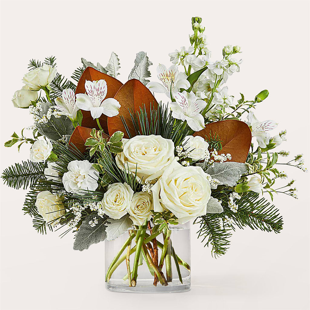 Fresh Snowfall Bouquet – THE CARRIAGE HOUSE FLORAL & GIFTS, Marlette MI