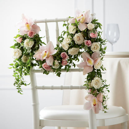 Orchid Rose Chair Décor – THE CARRIAGE HOUSE FLORAL & GIFTS, Marlette MI